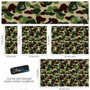 Bape Camo Wallpaper Mural. Blue Camo Streetwear Hype Beast Aesthetics.