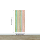Color Vertical Stripes Pattern Wallpaper Mural.