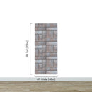 Modern Urban Wallpaper Decor. Metal Steel 3D Wall Mural.