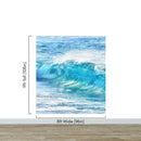 Turquoise Ocean Wave Wallpaper. Surf Ocean Wave Wall Mural.