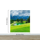 Golf Course Mountain View Wallpaper.
