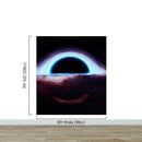 Black Hole Wall Mural – Interstellar Space Sci-Fi Wallpaper.