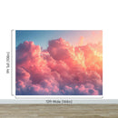 Pink Clouds Wallpaper Mural.