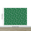 Golf Pattern Green Wallpaper Mural.