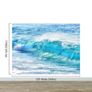Turquoise Ocean Wave Wallpaper. Surf Ocean Wave Wall Mural.
