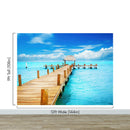 Turquoise Ocean Water Wallpaper Mural.