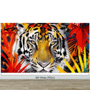 Glamour Chic Colorful Jungle Tiger Wall Mural.