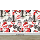 Fashion Cosmetic Make-up Peel and Stick Wallpaper | Removable Wall Mural
