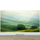 Tuscany Rolling Hills Meadow Wall Mural. Italian Countryside.