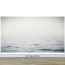 Serene Foggy Ocean Waves Wallpaper Mural.