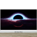 Black Hole Wall Mural – Interstellar Space Sci-Fi Wallpaper.