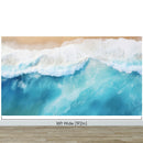 Blue Ocean Wave Wall Mural.