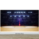 Basketball Court Stadium Wallpaper Mural.