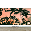 Sunset Wallpaper Mural. Palm Trees Tropical Vibe.