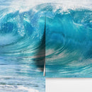 Turquoise Ocean Wave Wallpaper. Surf Ocean Wave Wall Mural.