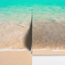Tropical White Sand Paradise Beach Ocean Wave Scenery Wall Mural.