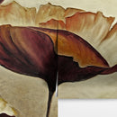 Sepia Poppies Flower Wall Mural. Vintage Botanical Wallpaper.