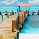 Turquoise Ocean Water Wallpaper Mural.