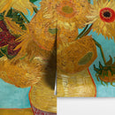 Van Gogh Sunflower Painting Wallpaper Mural.