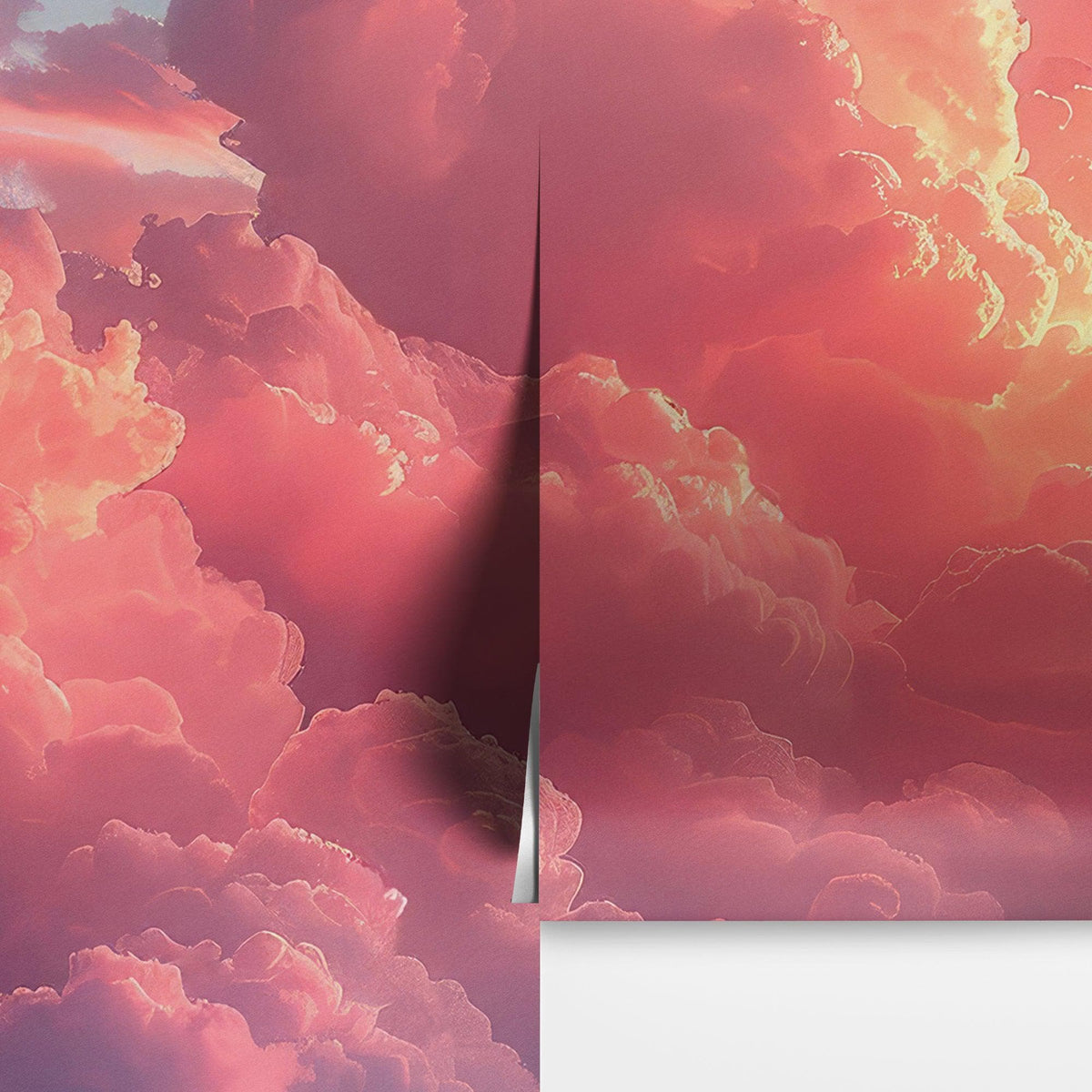Pink Clouds Wallpaper Mural. #6983, photo 8 of 13