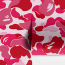 Bape Camo Wallpaper Mural. Pink Camo Streetwear Hype Beast Aesthetics.