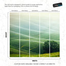 Tuscany Rolling Hills Meadow Wall Mural. Italian Countryside.