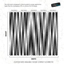 Black and White Minimal Retro Stripes Pattern Wallpaper.