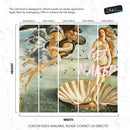 The Birth of Venus “Get Naked” Quote Wallpaper Mural