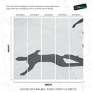 Black and White Skateboard Urban Wall Mural.