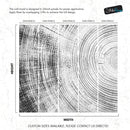 Tree Rings Wallpaper Mural. Black and White  Modern Wood Grain Circle Pattern.