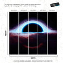 Black Hole Wall Mural – Interstellar Space Sci-Fi Wallpaper.