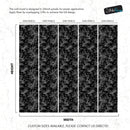 Black and White Toile De Jouy Vintage Wallpaper Mural.