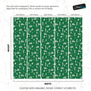 Golf Pattern Green Wallpaper Mural.