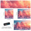 Pink Clouds Wallpaper Mural.