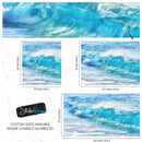 Turquoise Ocean Wave Wallpaper. Surf Ocean Wave Wall Mural.