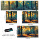 Colorful Forest Painting Wallpaper Mural.