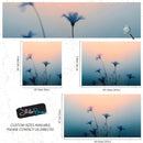 Morning Dew Misty Flower Wallpaper Mural.