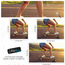 Skater Girl Wallpaper. Tropical Vibe Wall Mural.