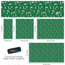 Golf Pattern Green Wallpaper Mural.
