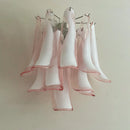 Vintage Murano Pink Wall Lights