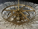 Murano Palmette Transparent Chandelier