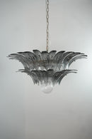 Murano Palmette Smoked Chandelier