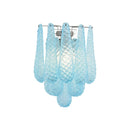 Murano Petals Glass Blue Wall Light