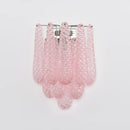 Murano Petals Glass Pink Wall Light