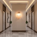 Murano Petals Glass Pink Wall Light