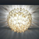 Murano Poliedri Smoked Ceiling Light