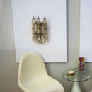 Polyhedral Smoked Hand-blown Glass Wall Lamp