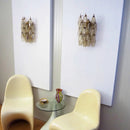 Polyhedral Smoked Hand-blown Glass Wall Lamp