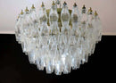 Murano Poliedri Transparent Ceiling Light