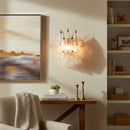 Murano Poliedri Transparent Glass Wall Sconces